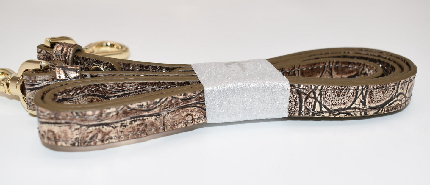 Brahmin Marissa Satchel Bag in Bronze Nebula