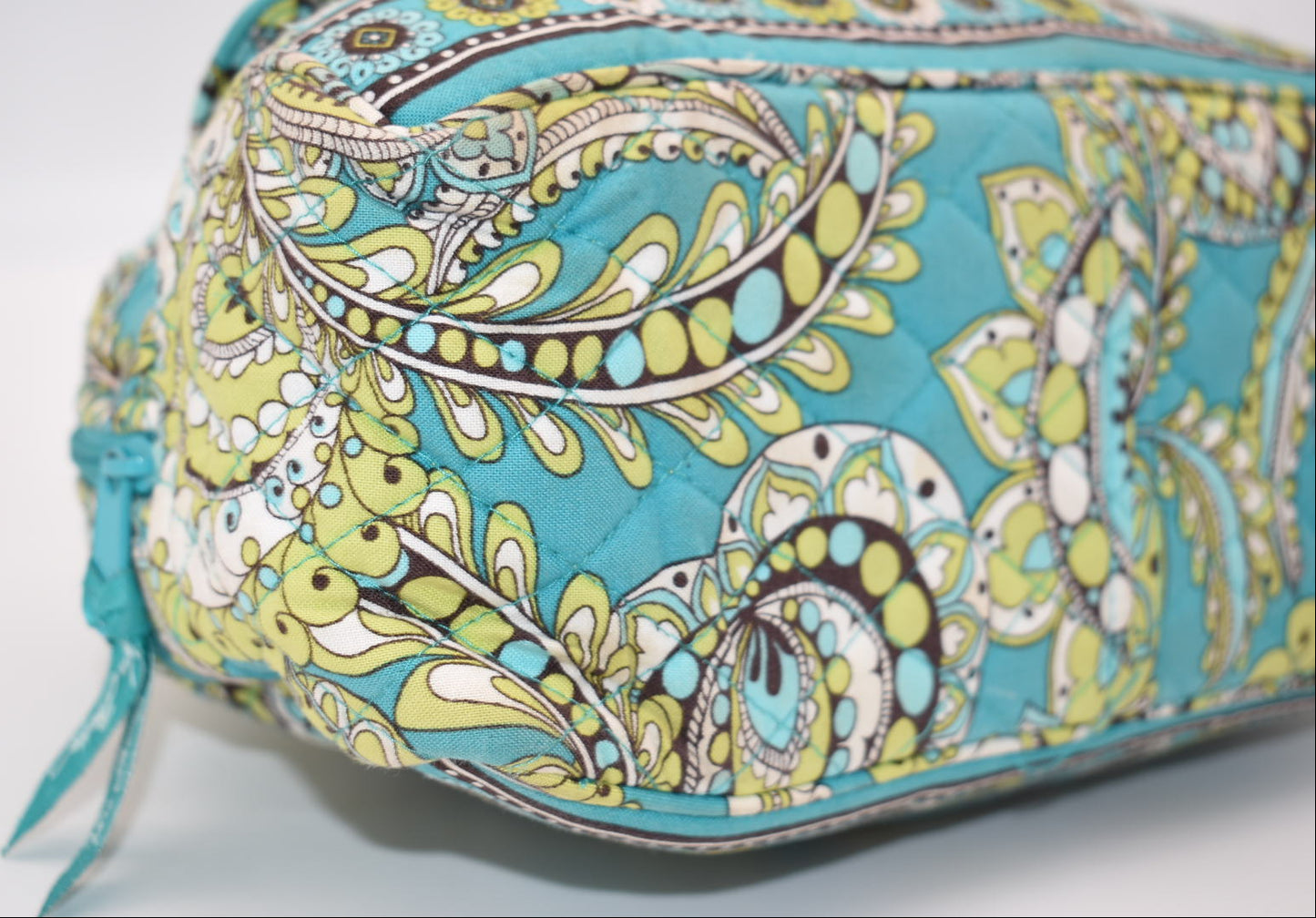 Vera Bradley Small Bowler Satchel Bag in "Peacock" Pattern