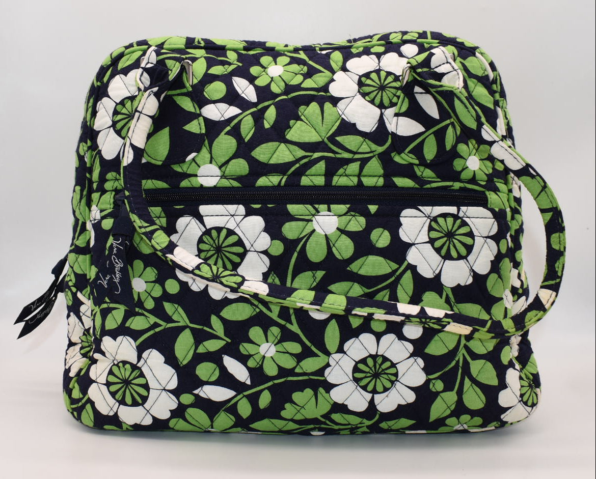 Vera Bradley Turnlock Shoulder Bag in "Lucky You" Pattern