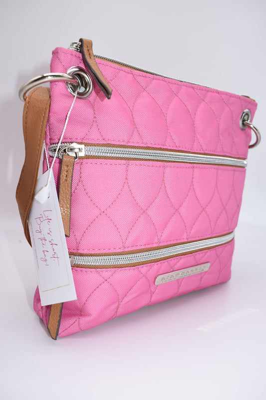 Lily Bloom Denise Pink Crossbody Bag