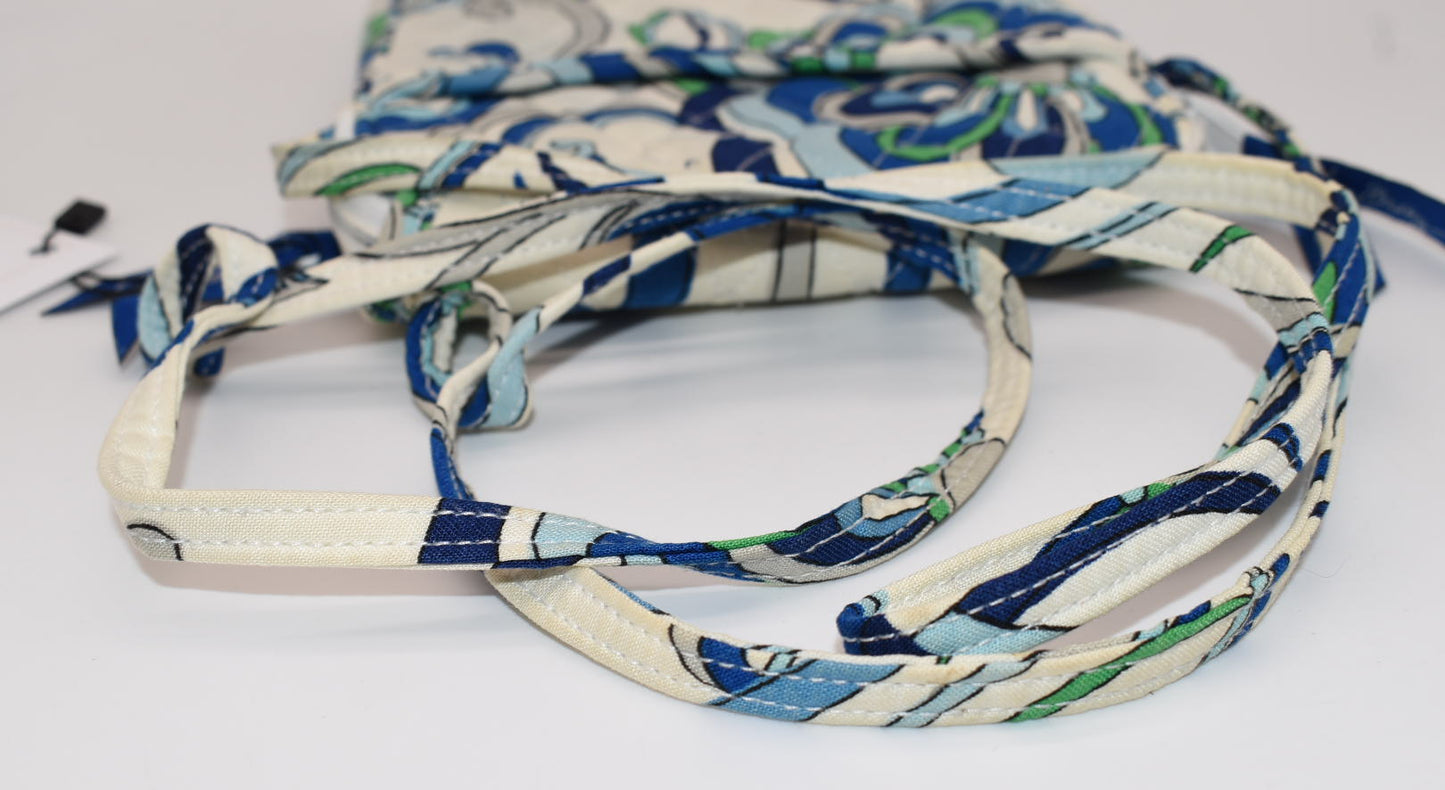 Vera Bradley Mini Hipster Crossbody Bag in "Mediterranean White" Pattern