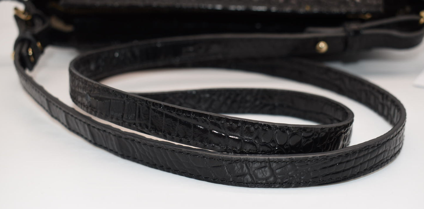 Brahmin Hillary Crossbody Bag in Black Melbourne