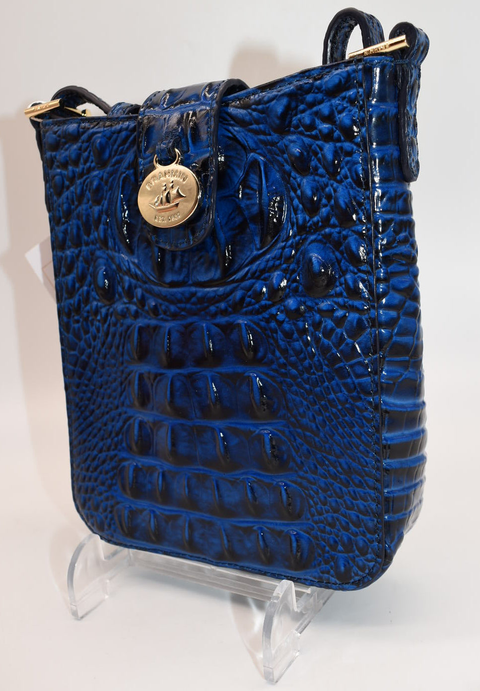 Brahmin Marley Crossbody Bag in Sapphire Melbourne – Pink Lemon