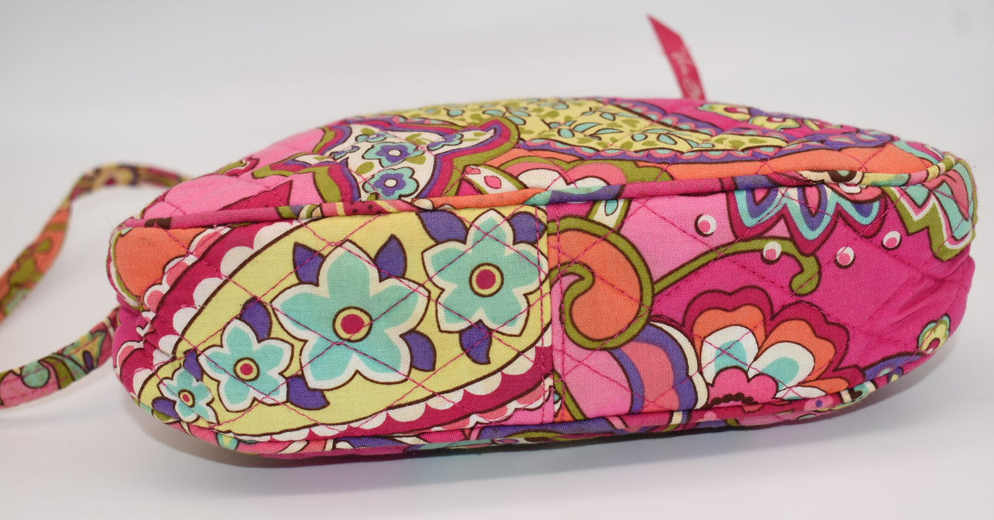 Vera Bradley Little Crossbody Bag in "Pink Swirls" Pattern