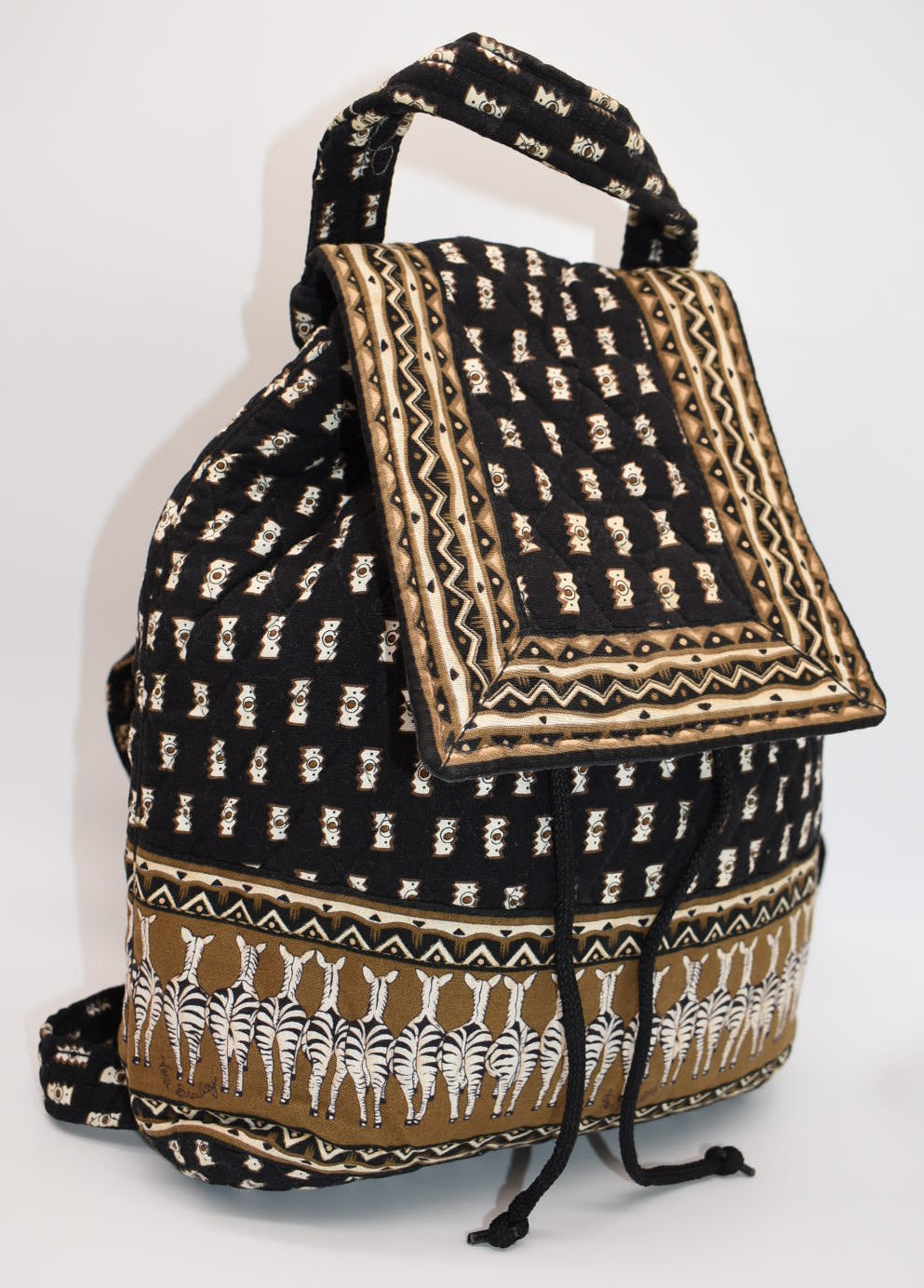 Vera Bradley Mimi Backpack in "Zebras" Pattern