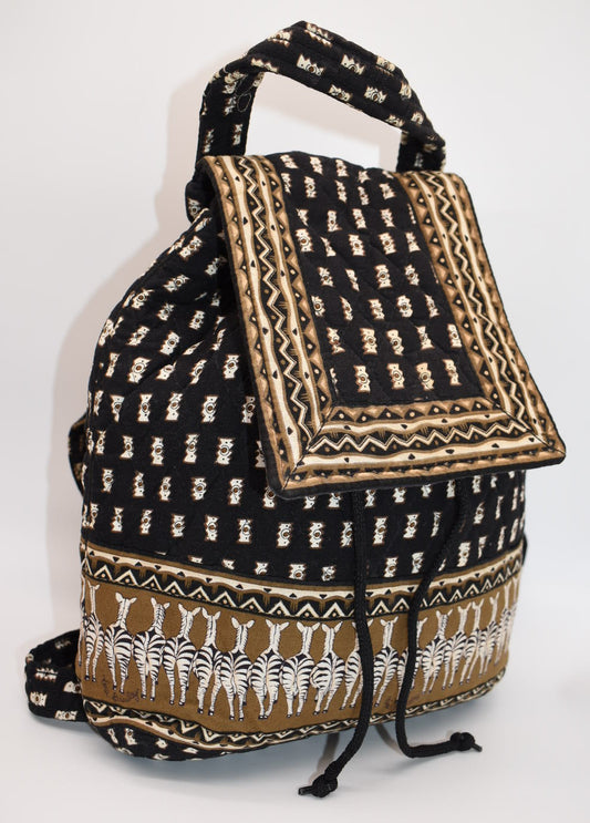 Vera Bradley Mimi Backpack in "Zebras" Pattern