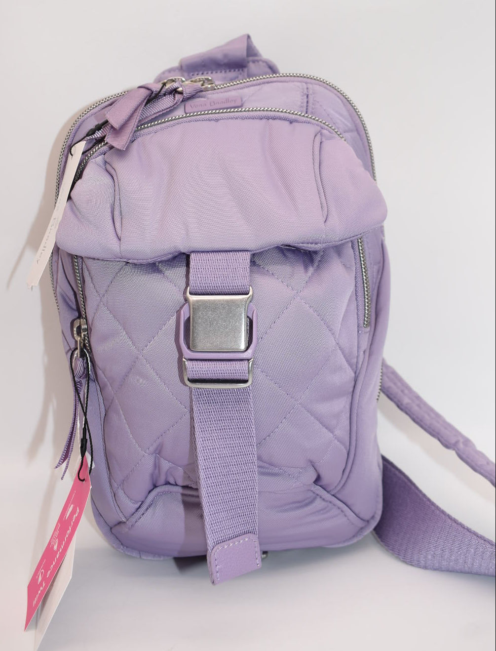 Vera Bradley Utility Sling Bag in Performance Twill - Lavender