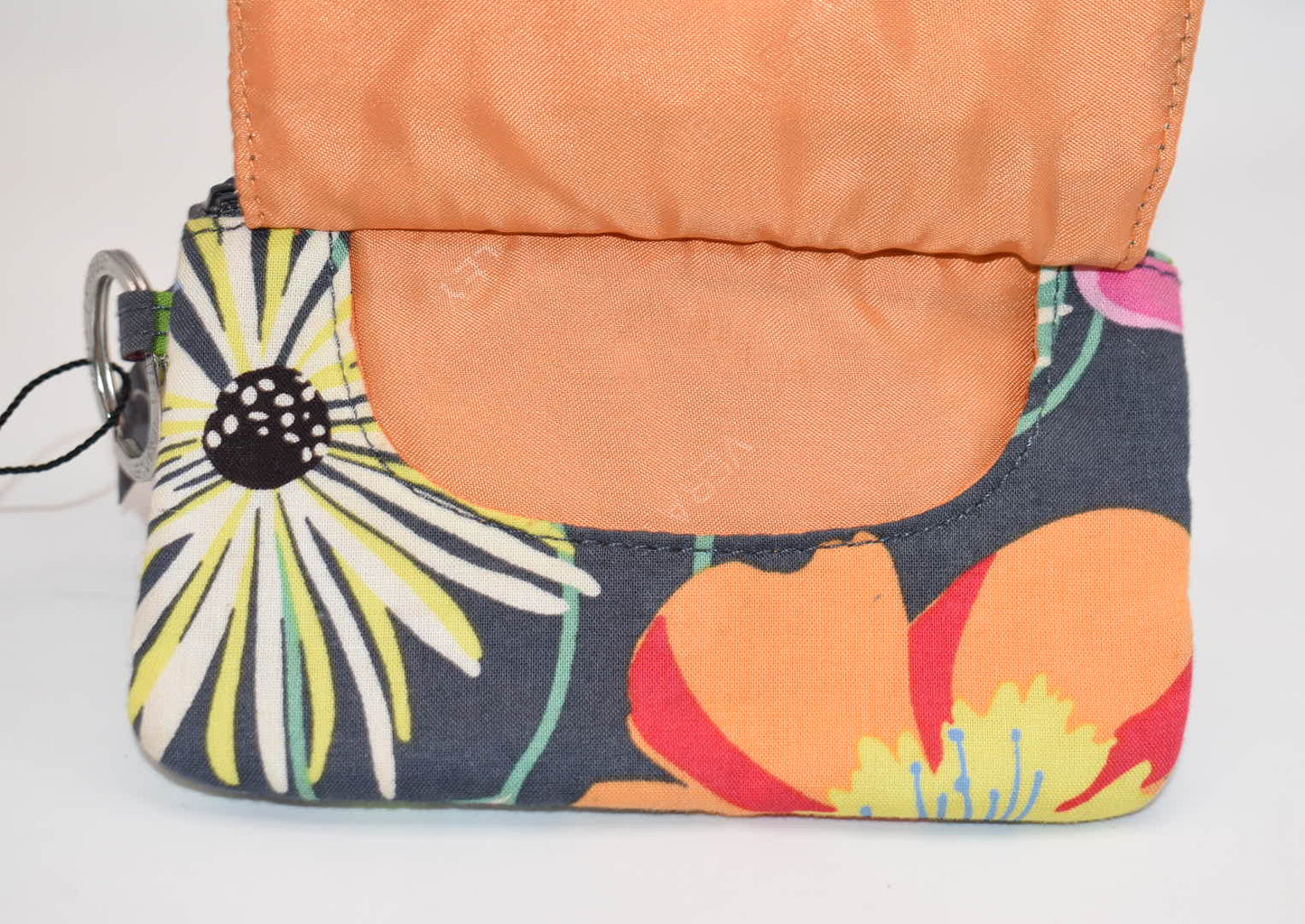 Vera Bradley Front Flap Zip Case in "Jazzy Blooms" Pattern