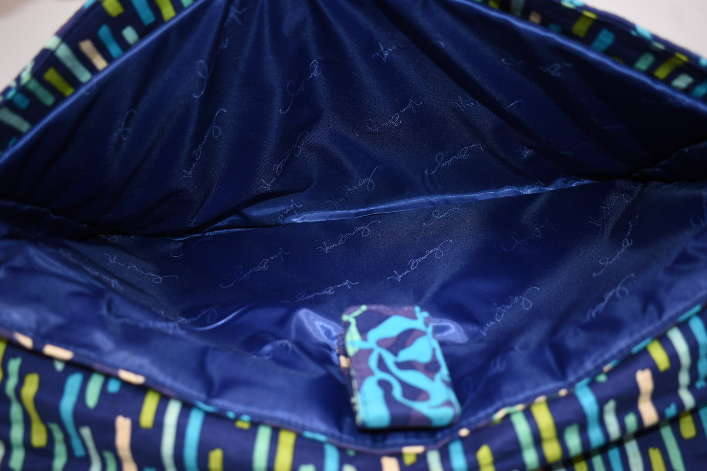 Vera Bradley Laptop Messenger Bag in "Katalina Blues" Pattern