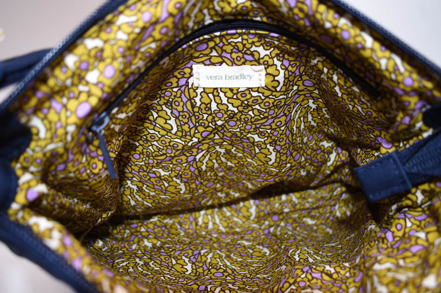 Vera Bradley Original Zip Hipster Bag in "Peacoat"