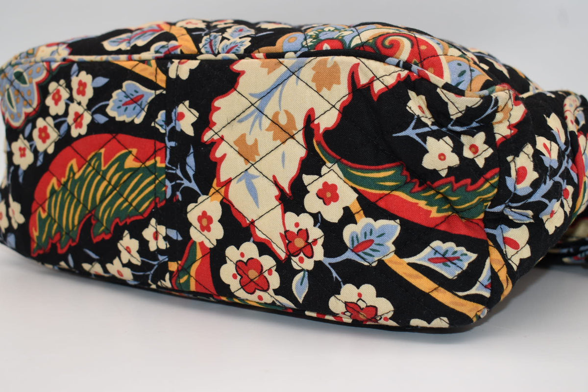 Vera Bradley On The Go Convertible Shoulder Bag in "Versailles" Pattern
