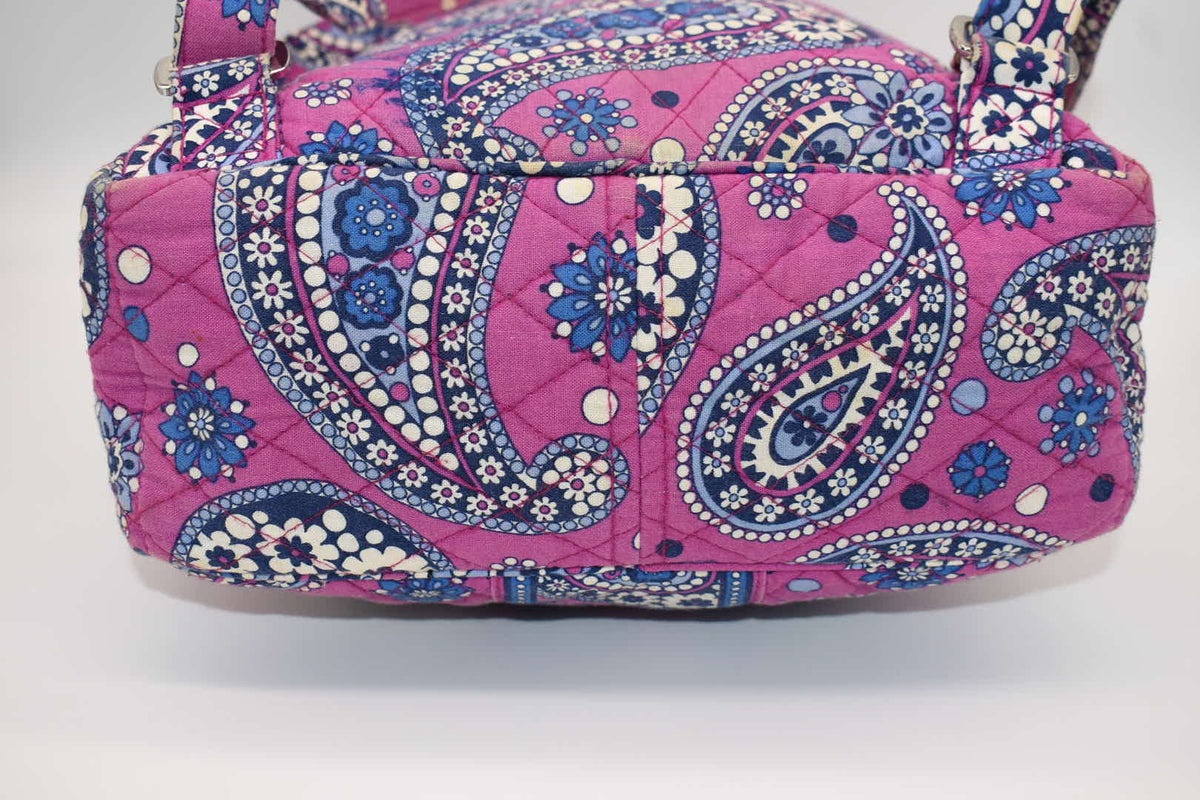 Vera Bradley Small Quilted Cotton Backpack in "Boysenberry" Pattern