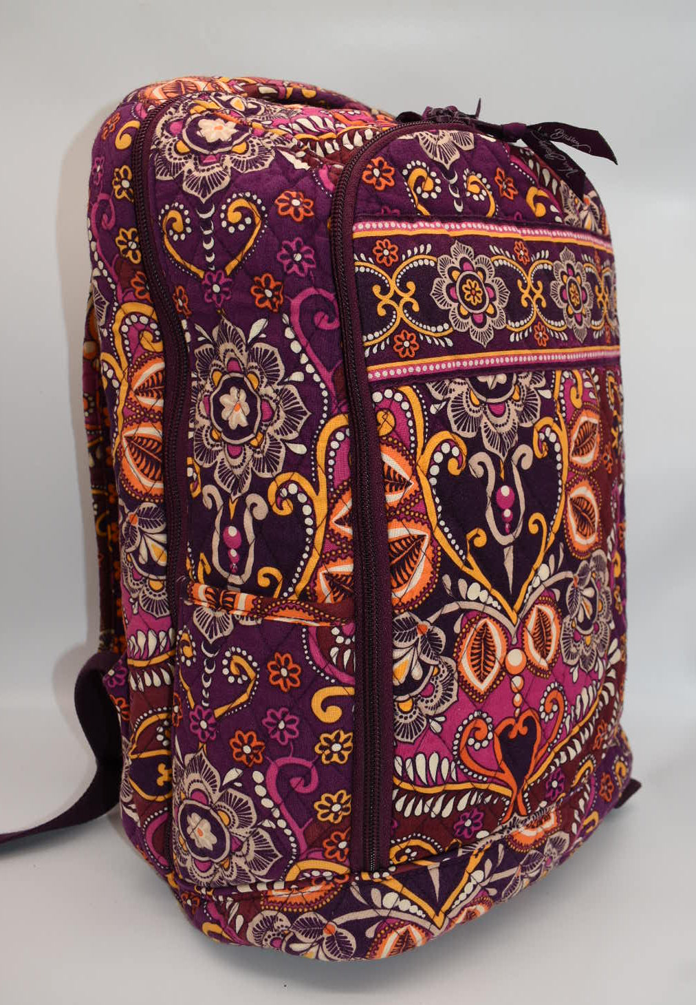 Vera Bradley Laptop Campus Backpack in "Safari Sunset" Pattern