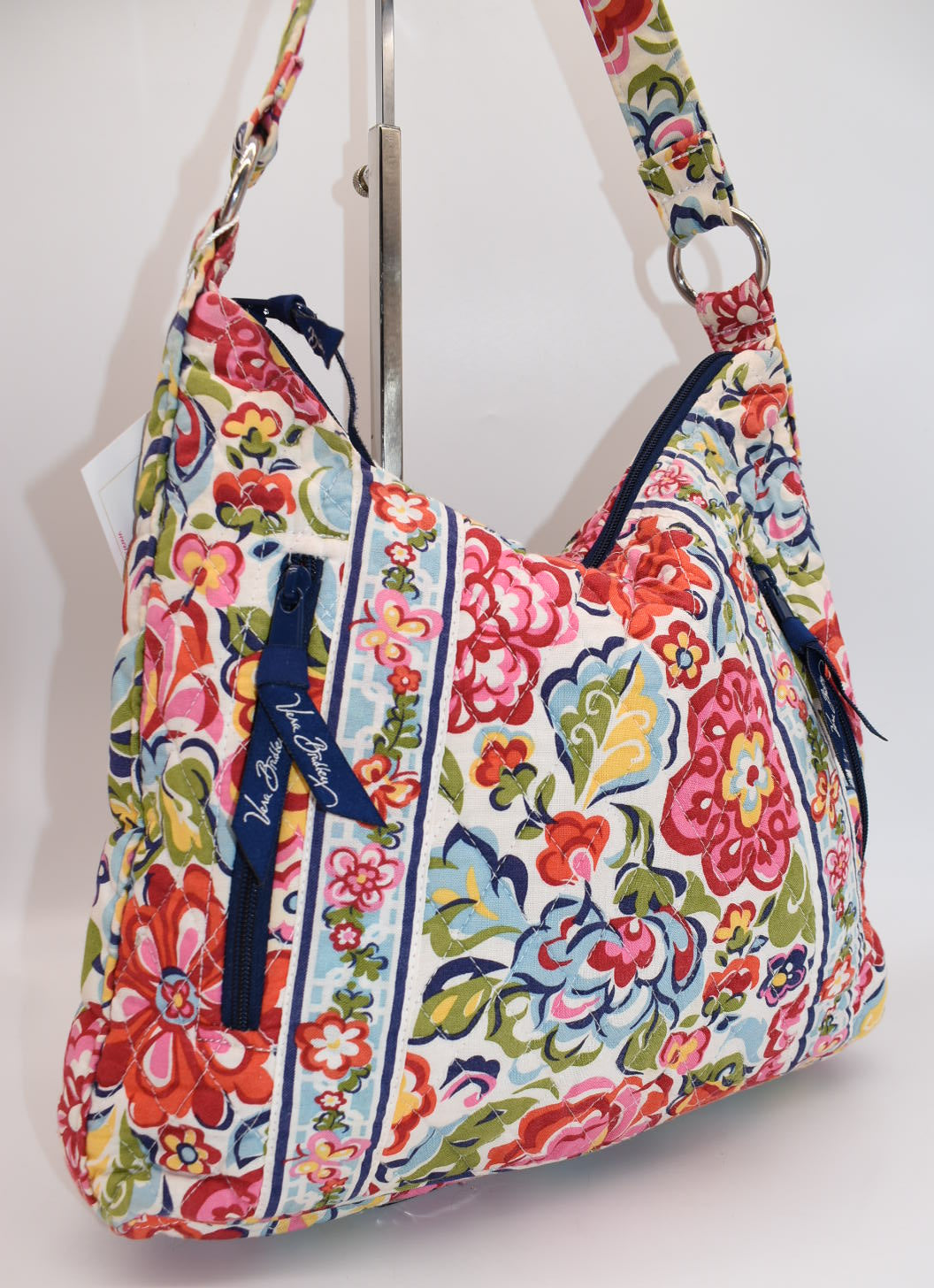 Vera Bradley Lisa Hobo Shoulder Bag in "Hope Garden" Pattern