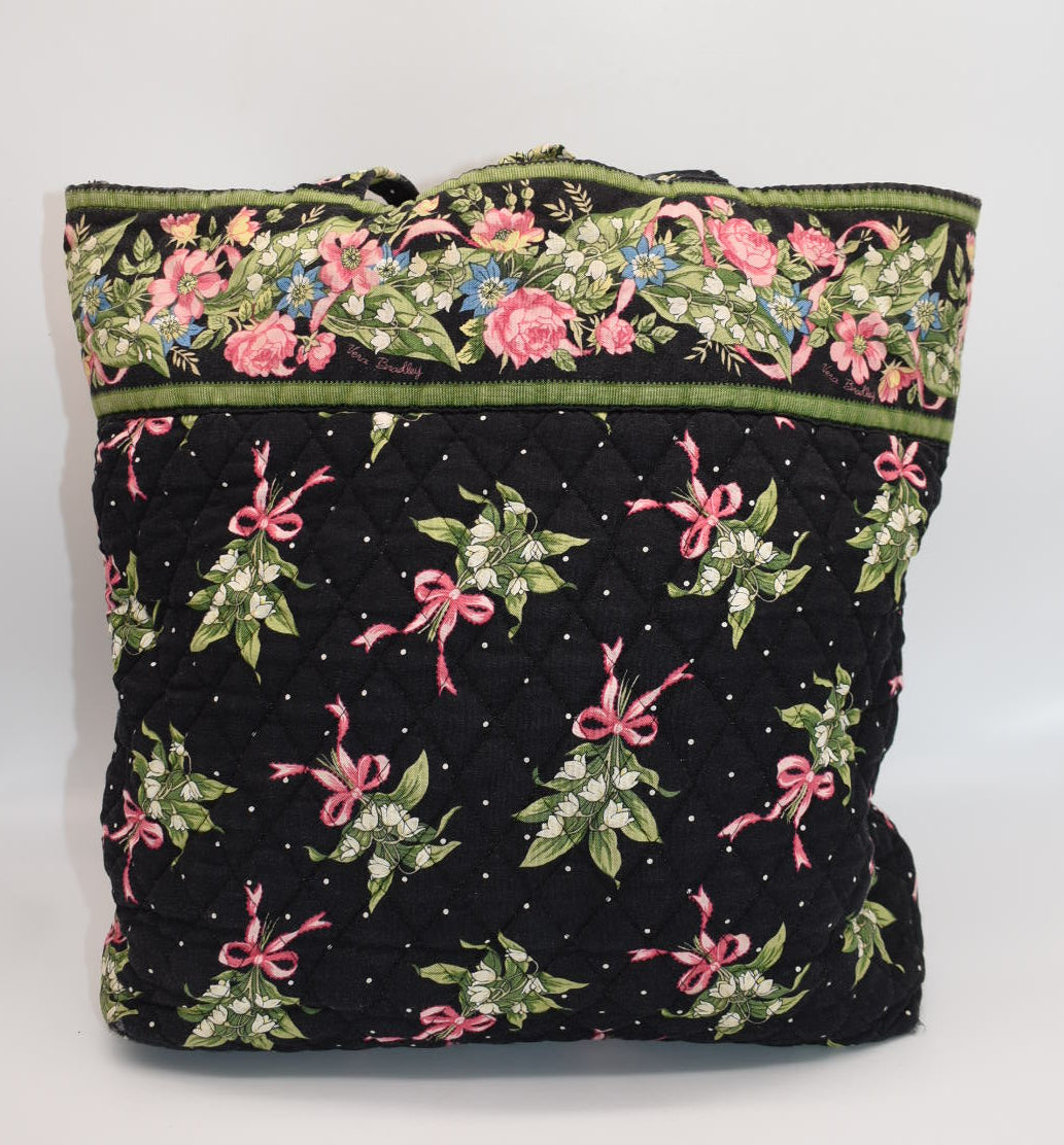 Vera Bradley Quilted Cotton Tote Bag in "New Hope" Pattern