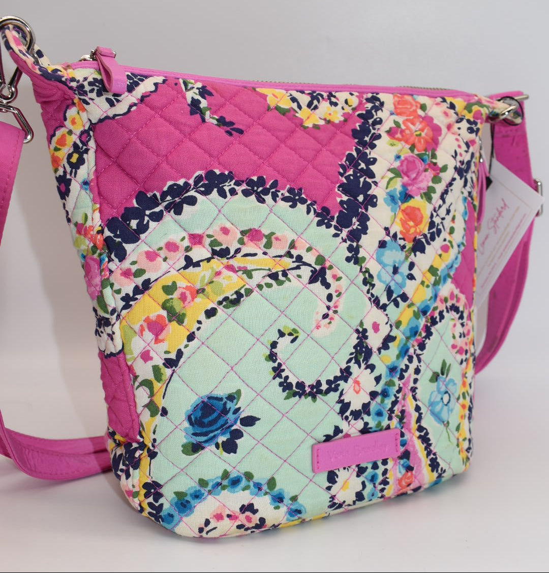Vera Bradley Carson Hobo Bag in "Wildflower Paisley" Pattern