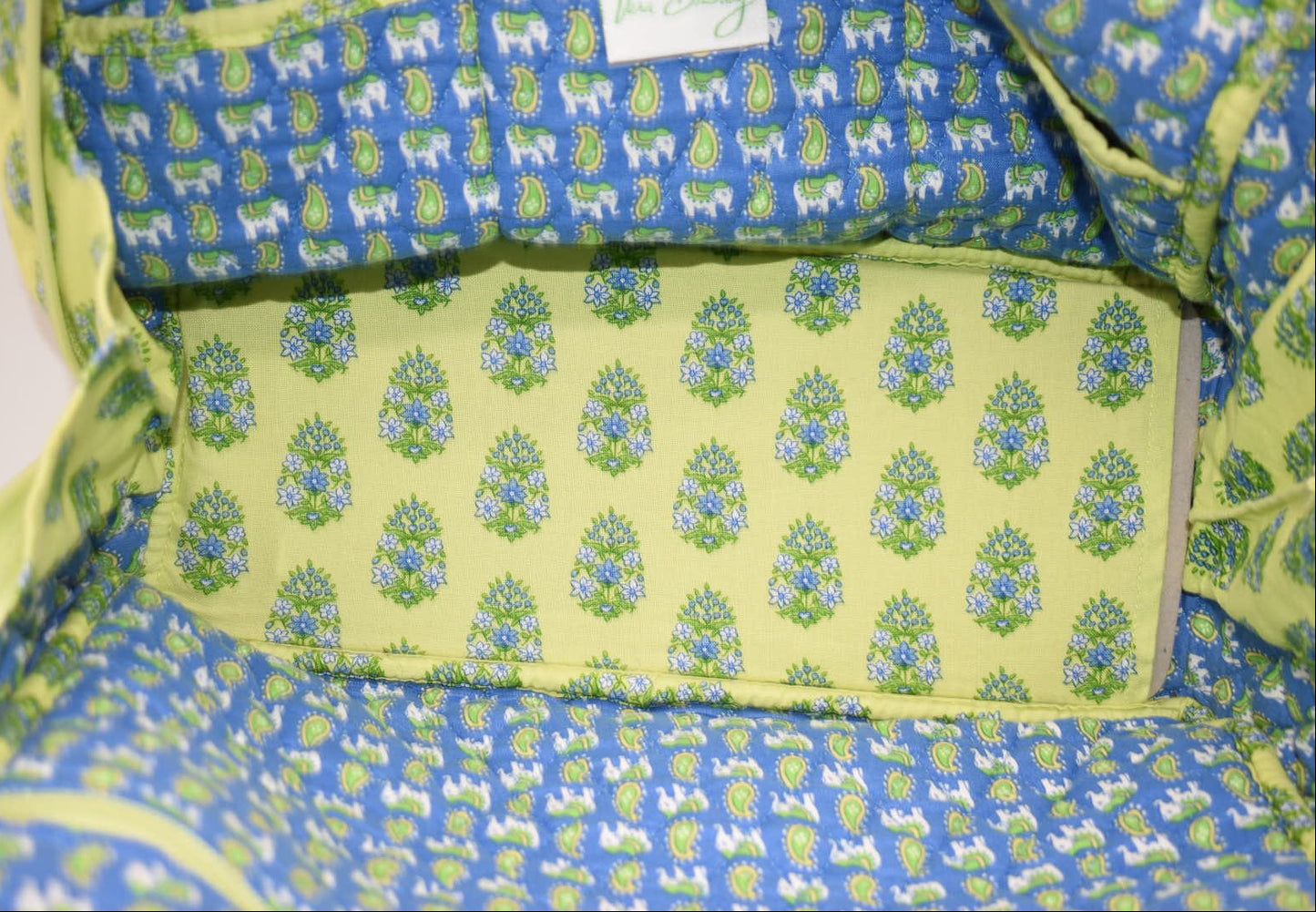 Vera Bradley Bowler Satchel Bag in "Citrus" Pattern