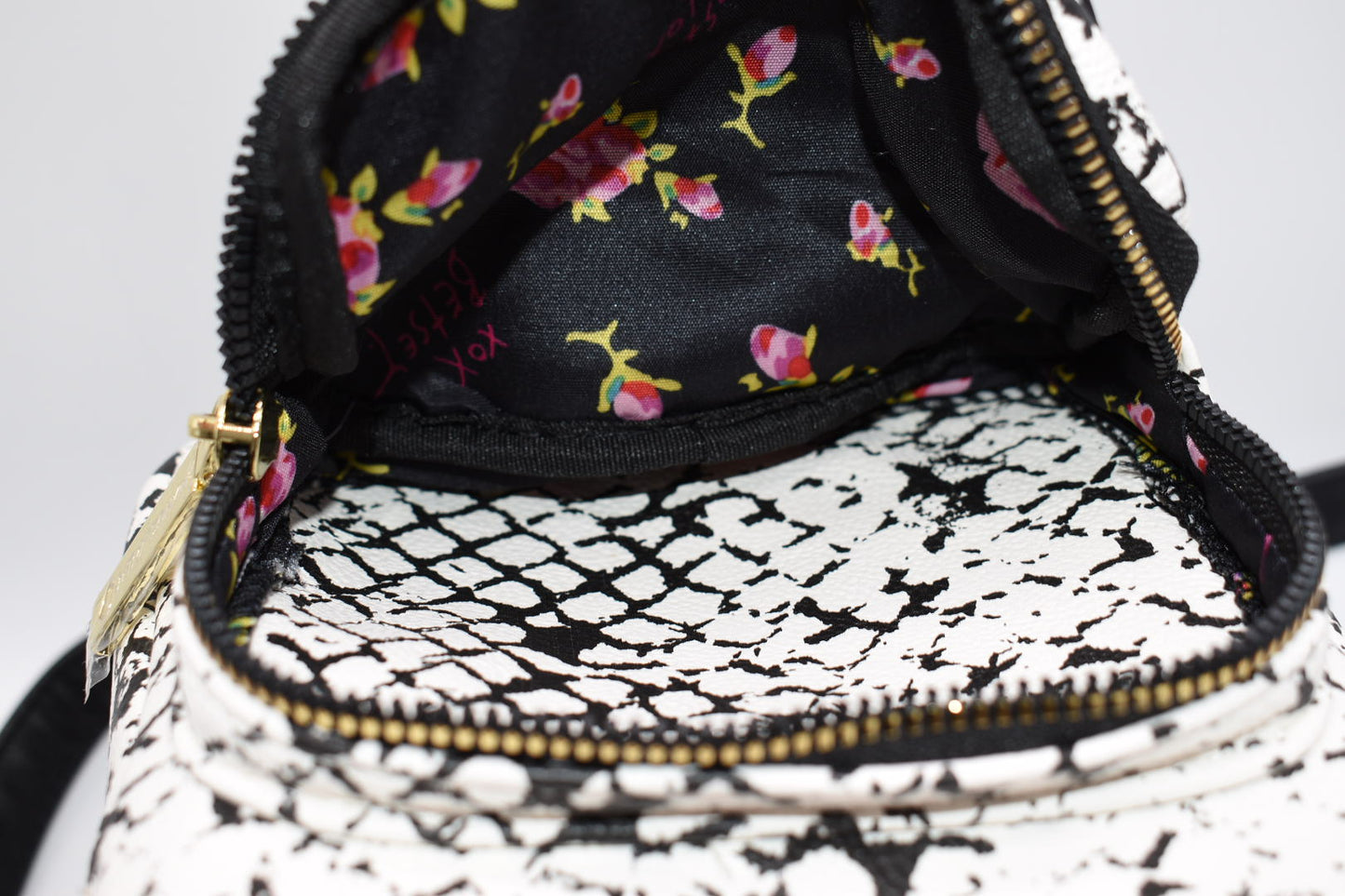 Betsey Johnson Kitsch Dog Mini Backpack