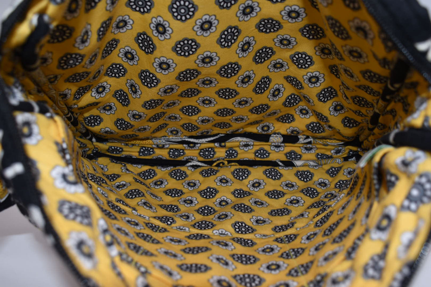 Vera Bradley Mailbag Crossbody Bag in "Yellow Bird" Pattern