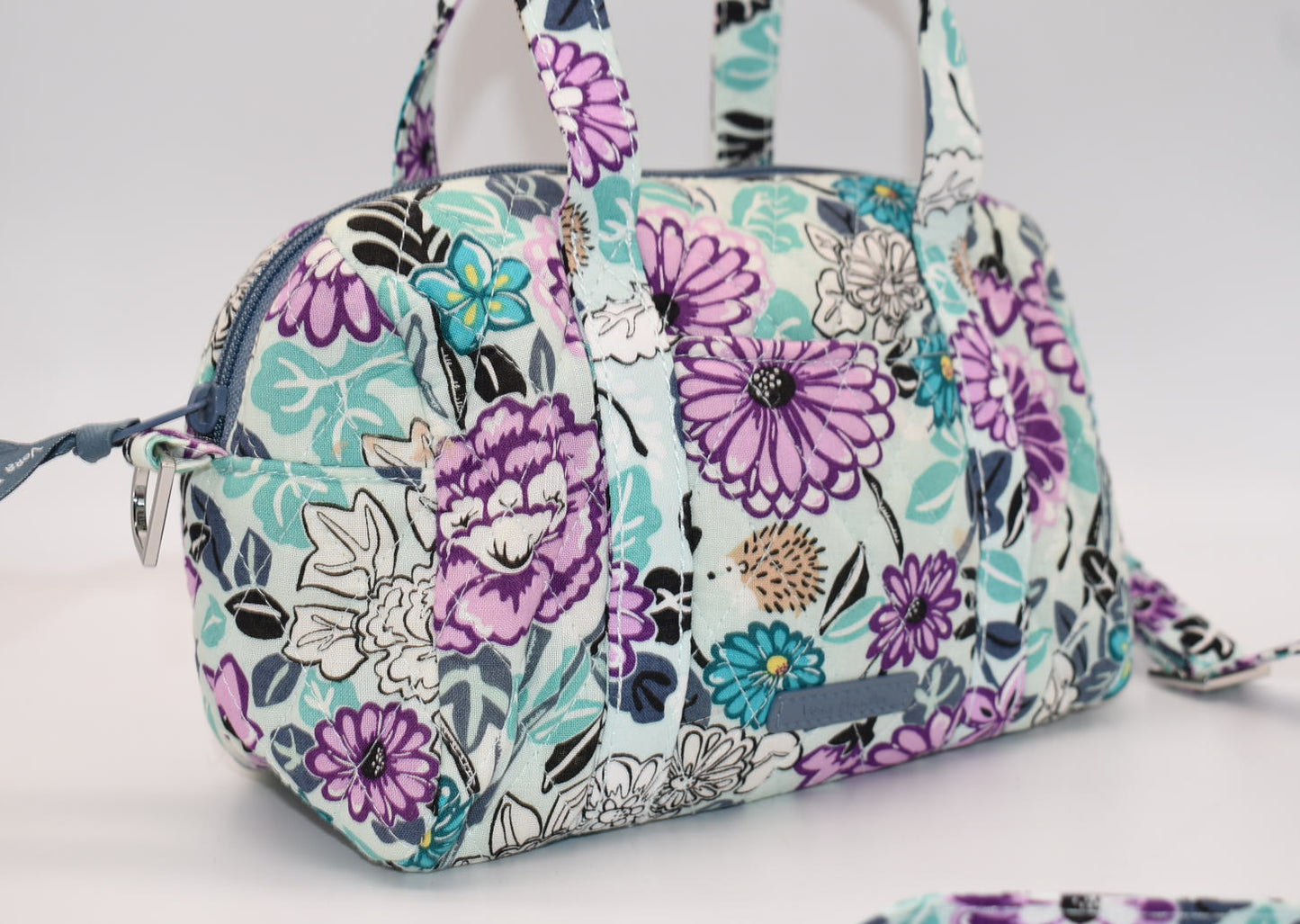 Vera Bradley Mini Satchel Bag in "Penelope's Garden" Pattern