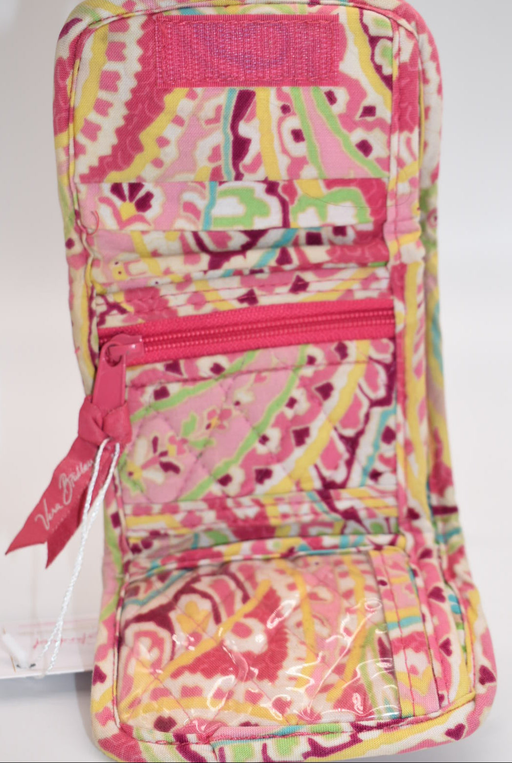 Vera Bradley Small Trifold Wallet in "Capri Melon" Pattern