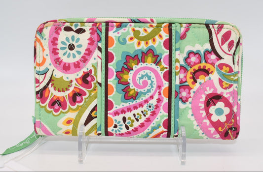 Vera Bradley Accordion Wallet in "Tutti Frutti" Pattern