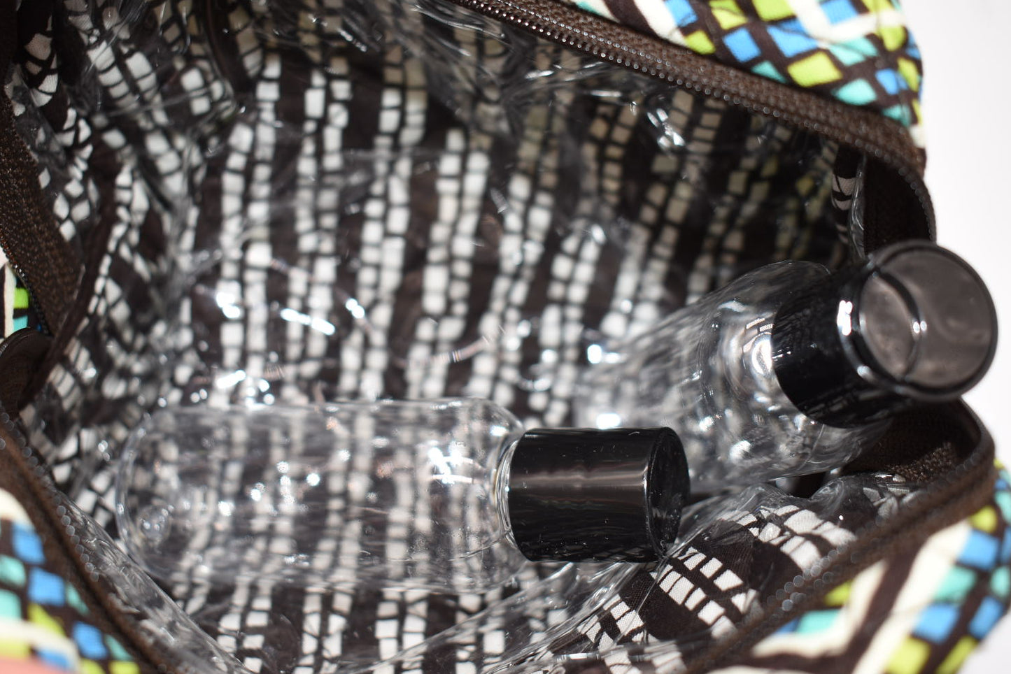 Vera Bradley Medium Cosmetic Zip Bag in "Rain Forest" Pattern