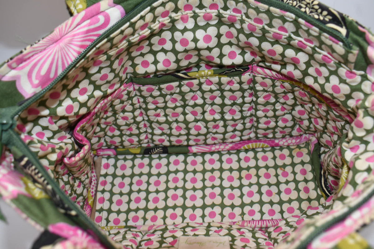 Vera Bradley Mandy Shoulder Tote Bag in "Chelsea Green" Pattern