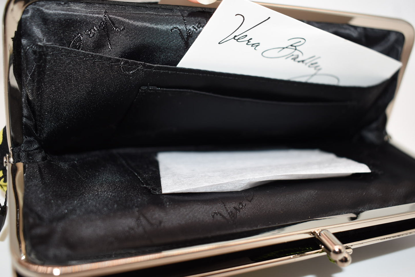 Vera Bradley Double Kisslock Wallet in "Baroque" Pattern