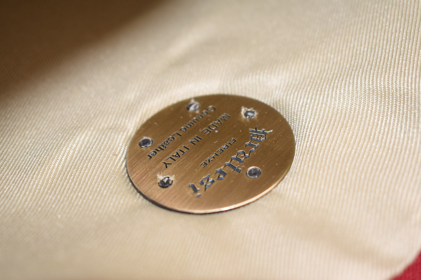 Pratesi Rufina K253/23 Shoulder Bag in Cow Leather - King Cherry