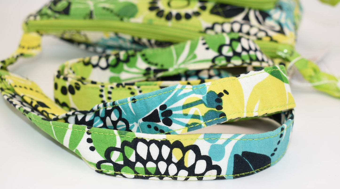 Vera Bradley Little Hipster Crossbody Bag in "Limes Up" Pattern