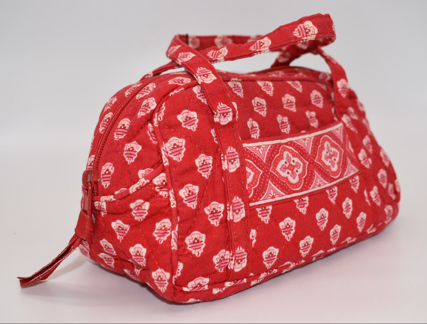 Vera Bradley Mini Tote Bag in "Nantucket Red" Pattern