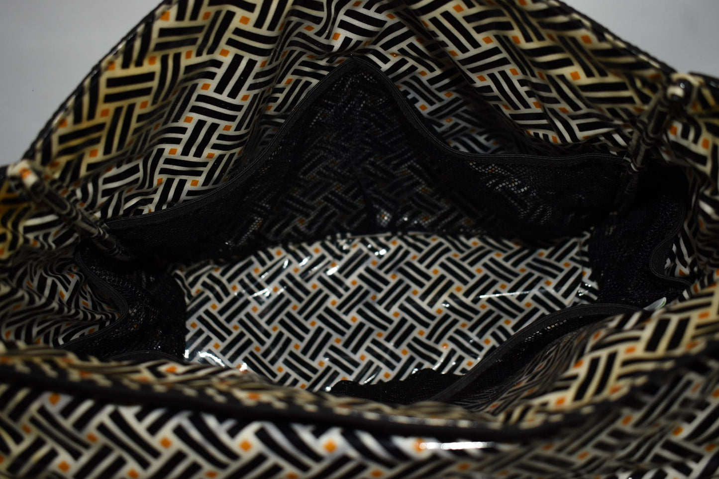 Vera Bradley Microfiber Messenger Baby Bag Bag in Black