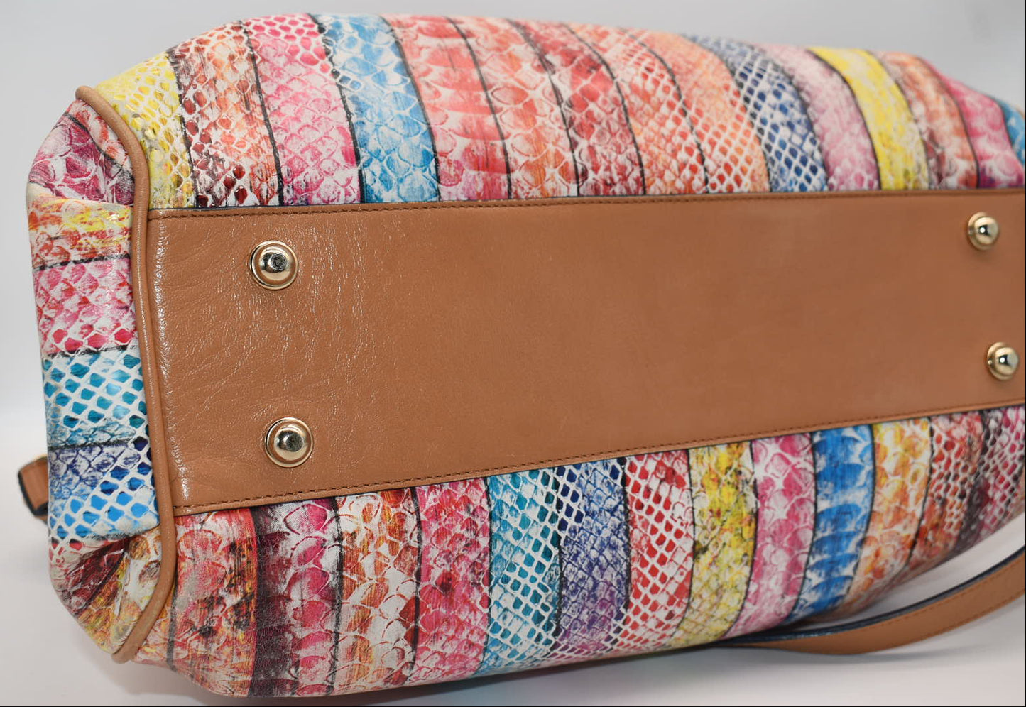 Brahmin Elisa Hobo Satchel Bag in "Dove Coronado"