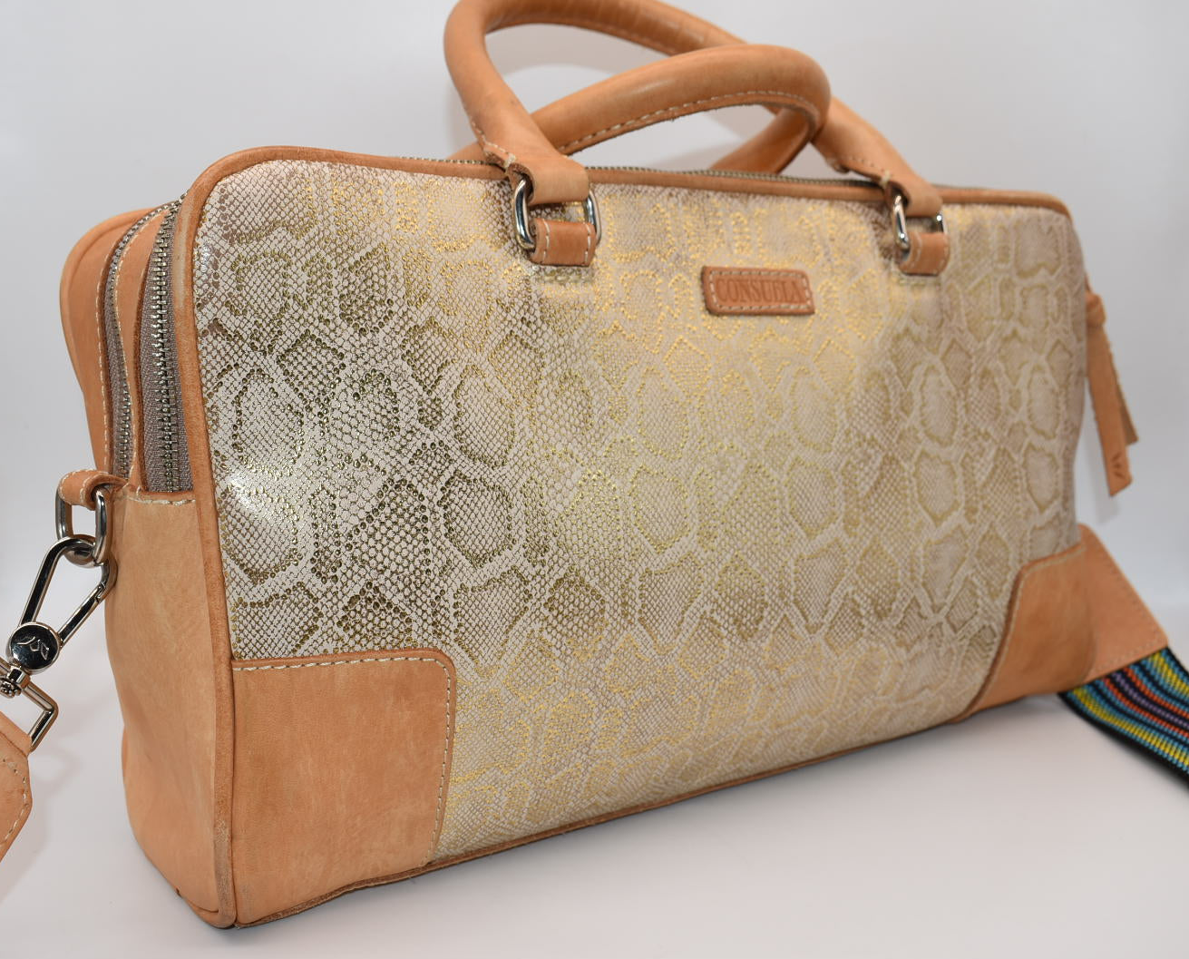Consuela Carryall Gilded Satchel Bag