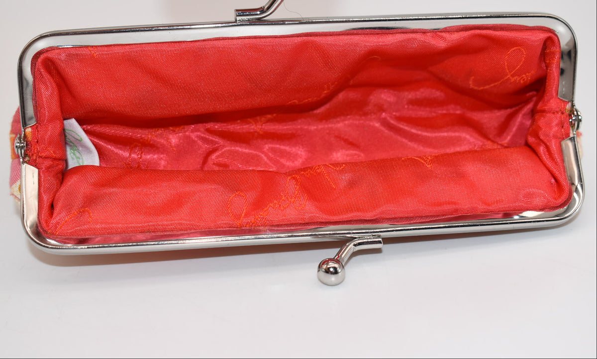Vera Bradley Kisslock Pencil or Cosmetic Case in "Folkloric" Pattern