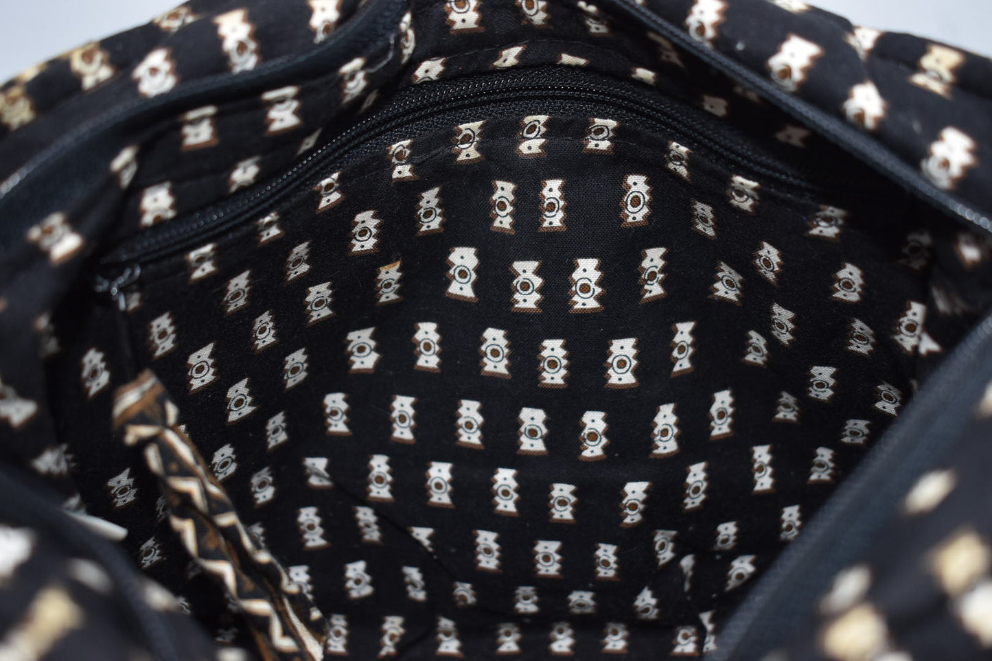 Vera Bradley Quilted Cotton Tote Bag in "Zebras-2001" Pattern
