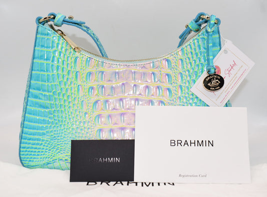 Brahmin Esme Shoulder Bag in Cotton Candy Ombre Melbourne