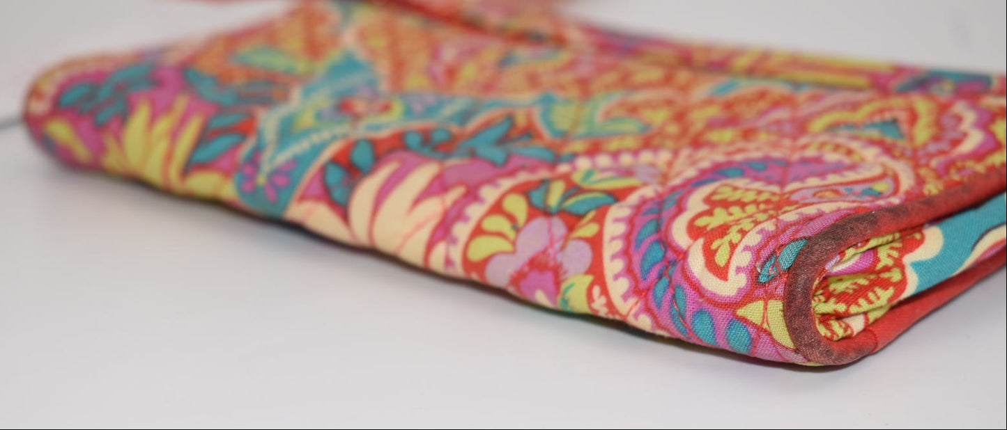 Vera Bradley Front Zip Wristlet in "Paisley in Paradise" Pattern