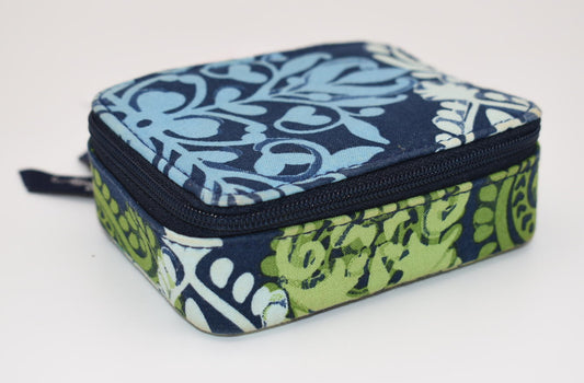 Vera Bradley Travel Pill Case in "Caribbean Sea" Pattern