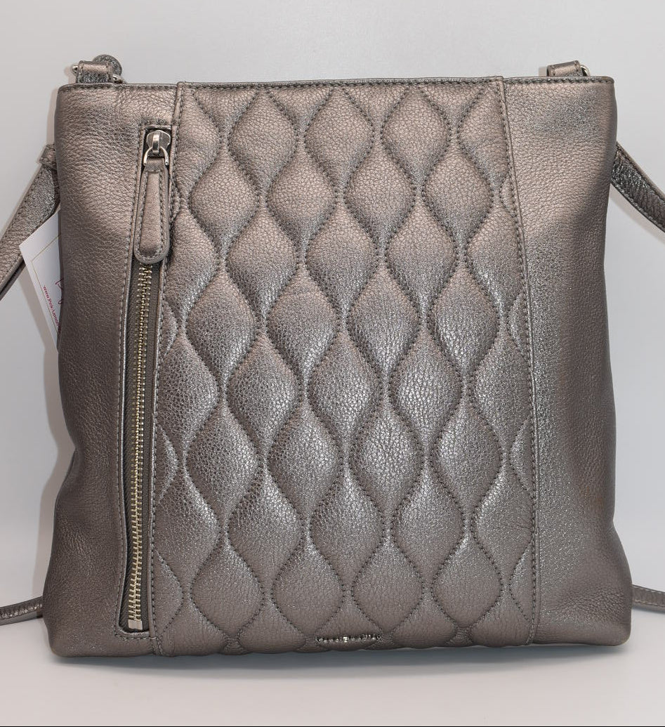 Vera Bradley Quilted Leather Molly Crossbody Bag in "Caspian Sea"