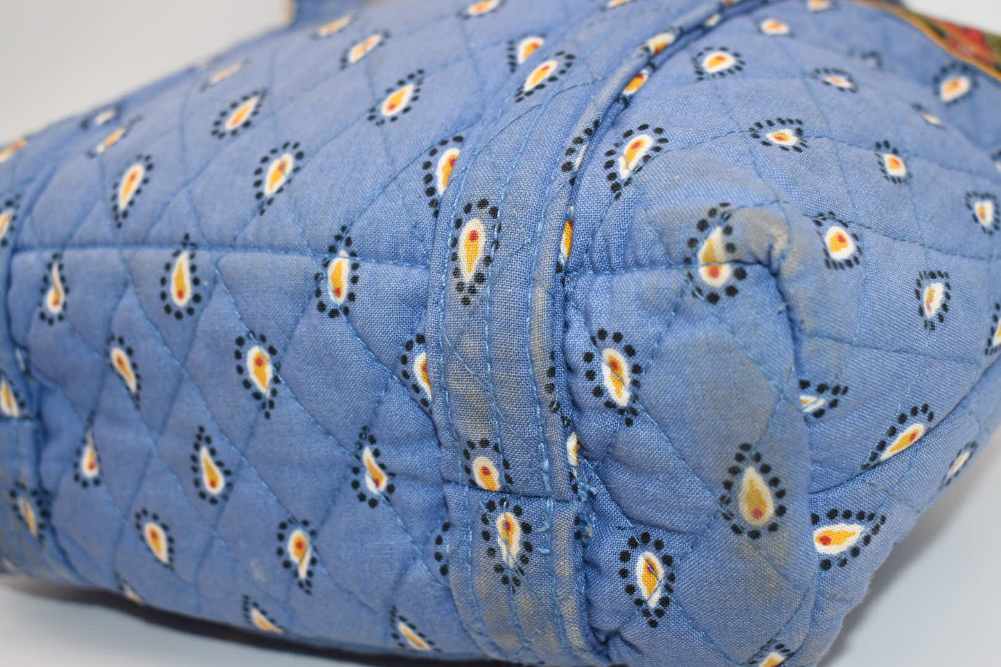 Vera Bradley Paddy Tote Bag in "French Blue Paisley" Pattern