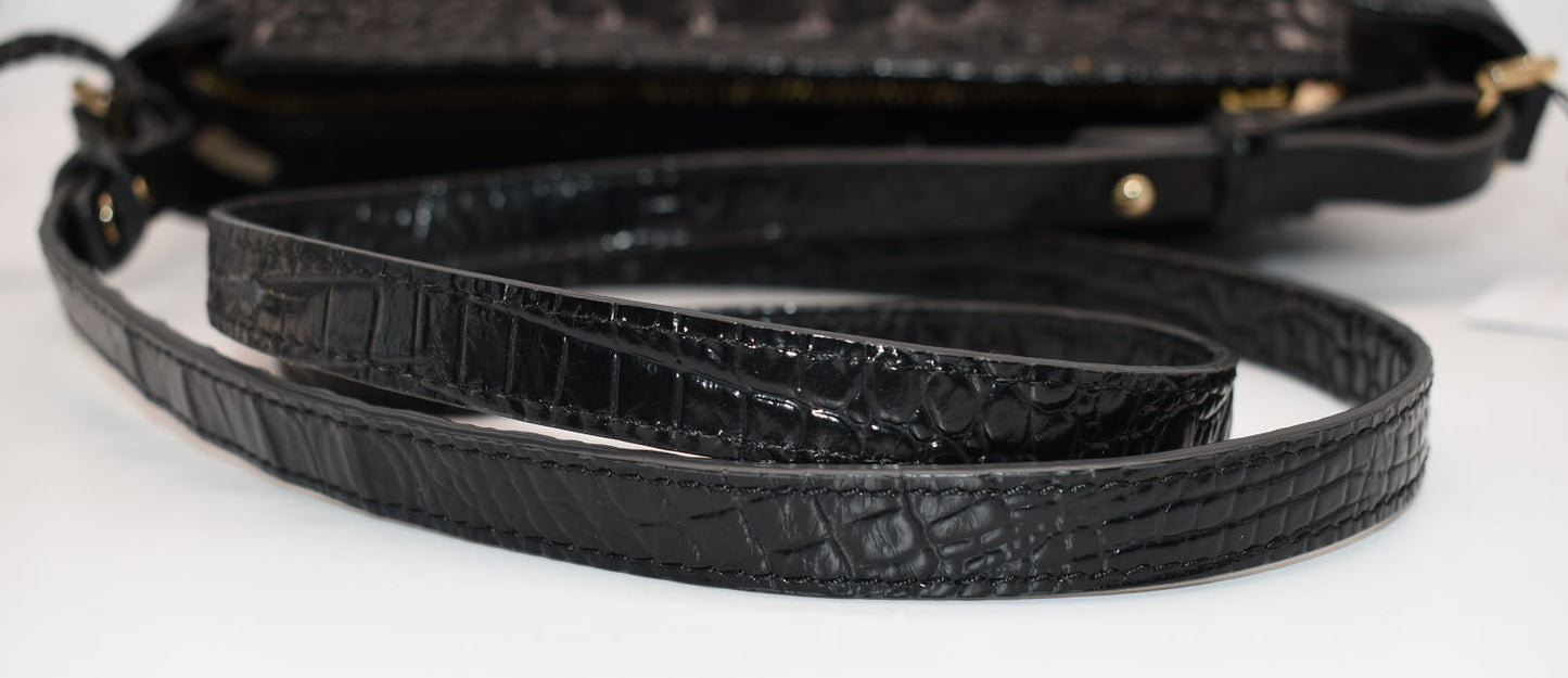 Brahmin Hillary Crossbody Bag in Black Melbourne