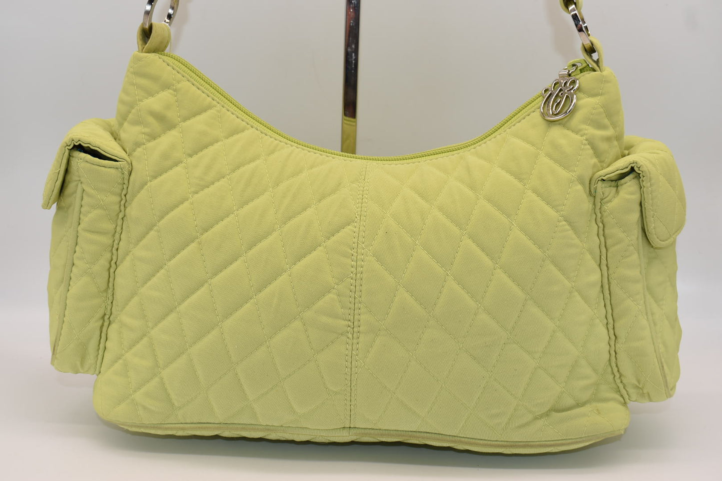 Vera Bradley Microfiber Shoulder Bag in "Key Lime"