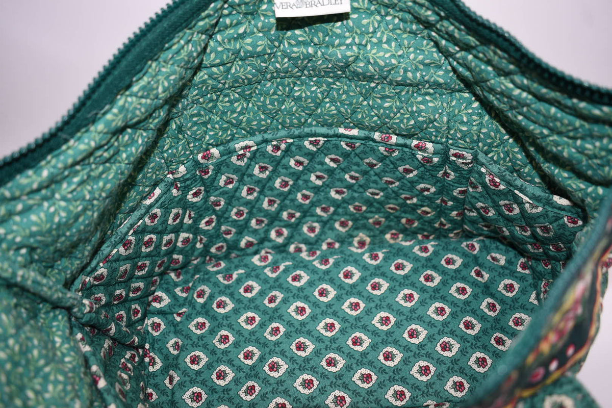Vera Bradley Large Paddy Shoulder Tote Bag in "Greenfield -2000" Pattern