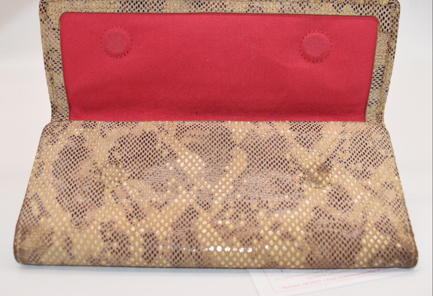 HOBO INTL Ardor Large Trifold Wallet in Exotic Print