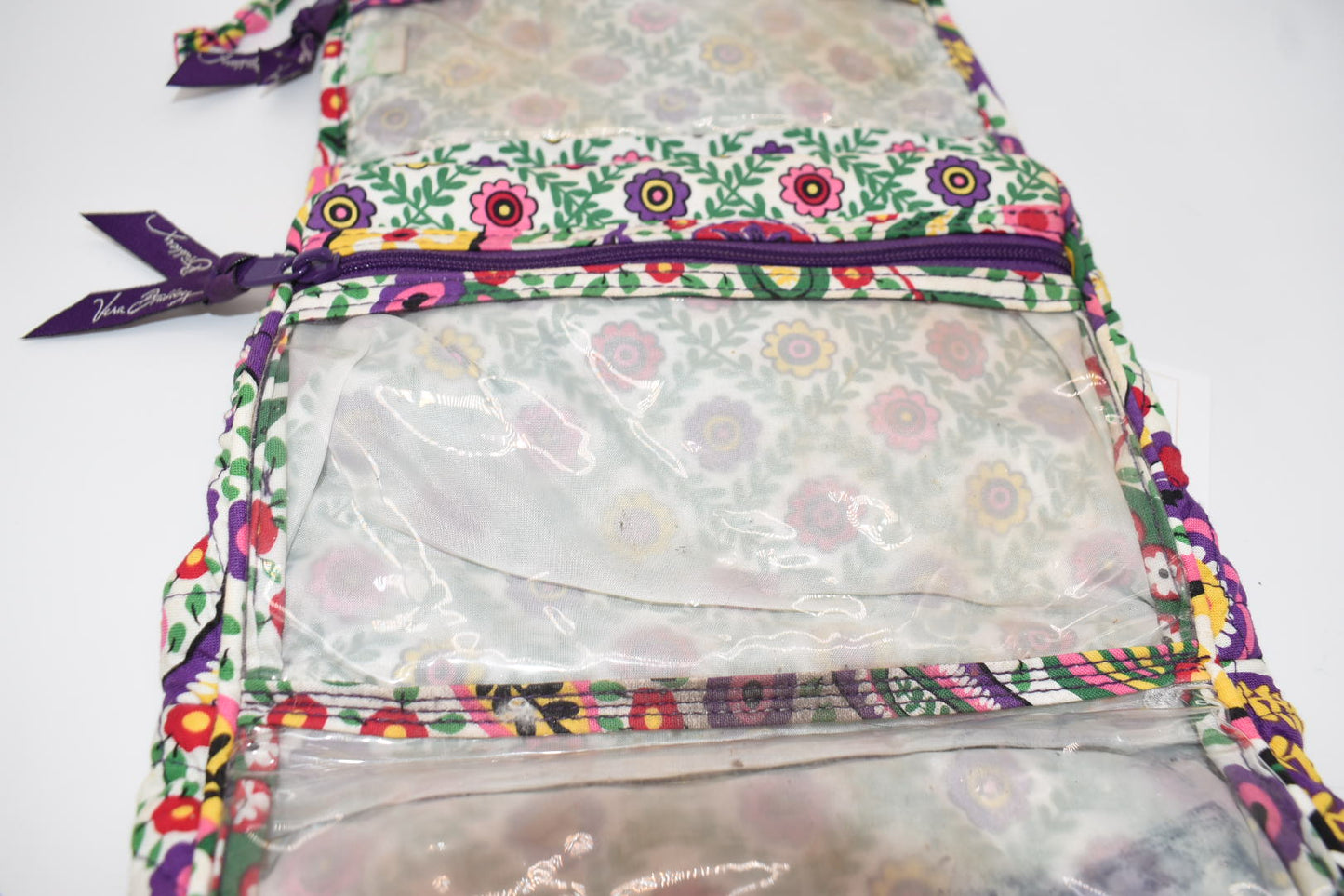 Vera Bradley Small Cosmetic & Toiletry Travel Organizer in "Viva La Vera" Pattern