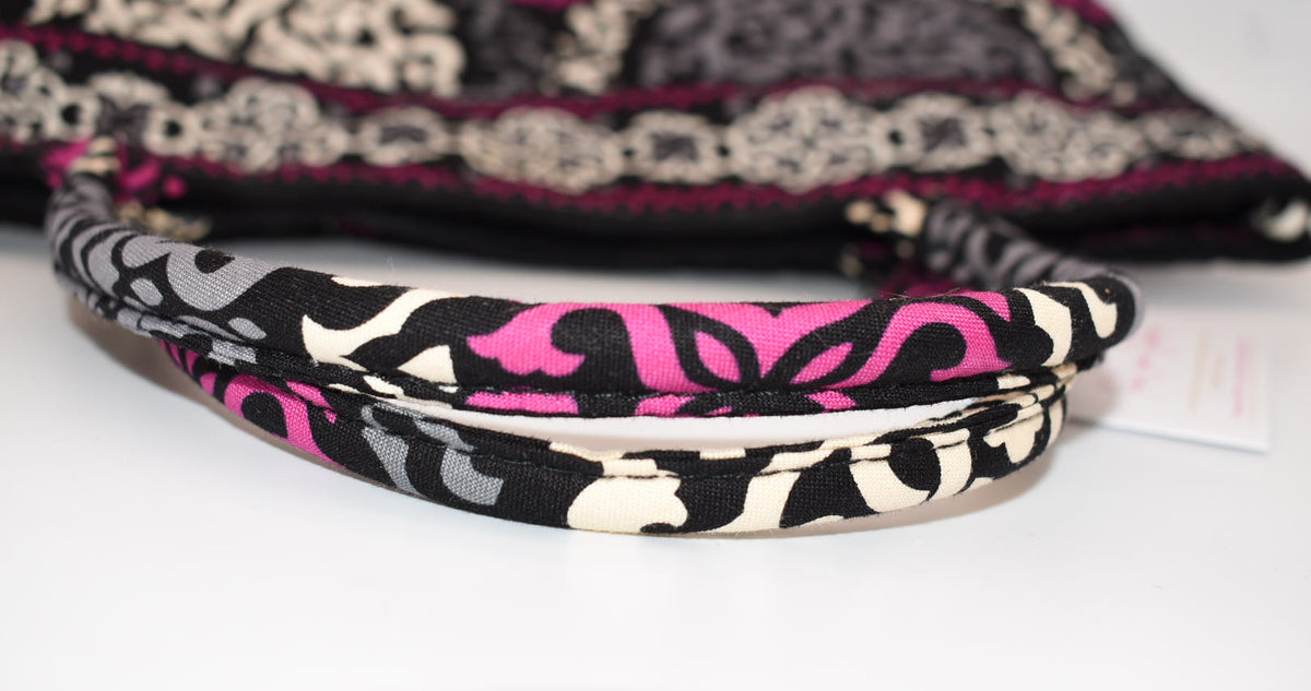 Vera Bradley Medium Open Tote Bag in "Canterberry Magenta: Pattern