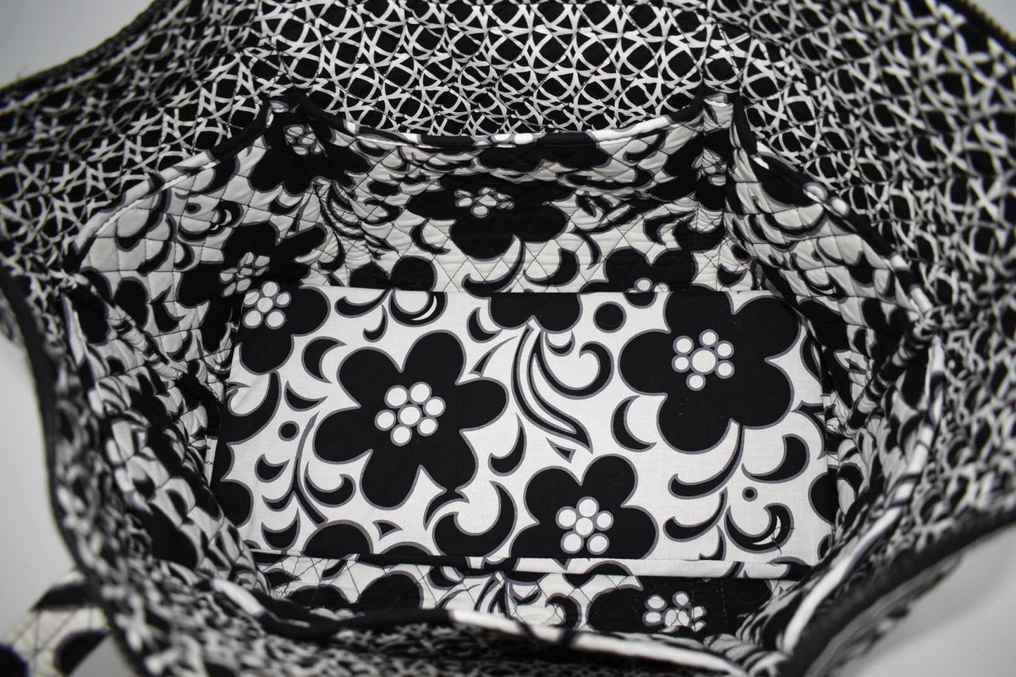 Vera Bradley Miller Travel Tote Bag in "Day & Night" Pattern