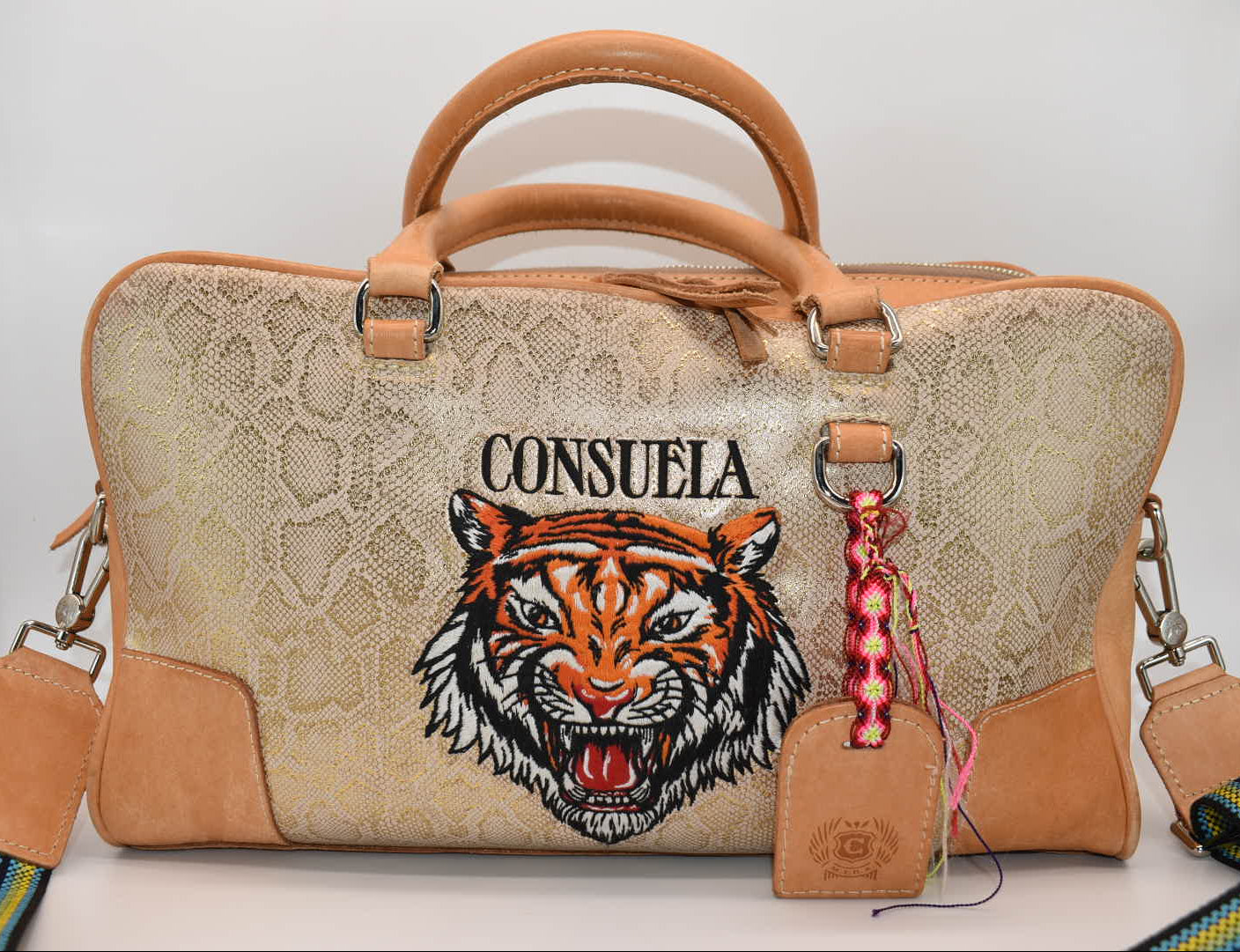 Consuela Carryall Gilded Satchel Bag